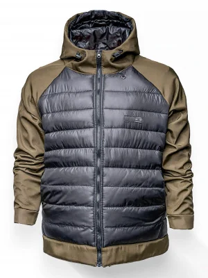 Бомбер HOODBOMB (Черный/Хаки, 46)