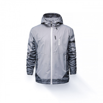 Demi-season jacket Rival Gray graphite waterproof autumn spring face