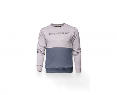 Трикотажный свитшот zHERITAGE (Пепел/Темно-серый, 46)