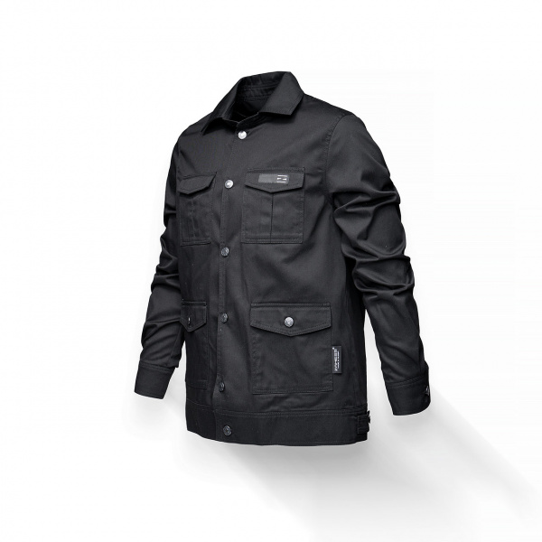 Мужская джинсовка BOUNCY (Черный, 46)