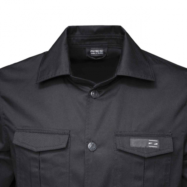 Мужская джинсовка BOUNCY (Черный, 46)